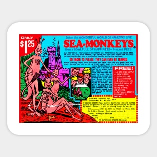 Sea-Monkeys! Sticker